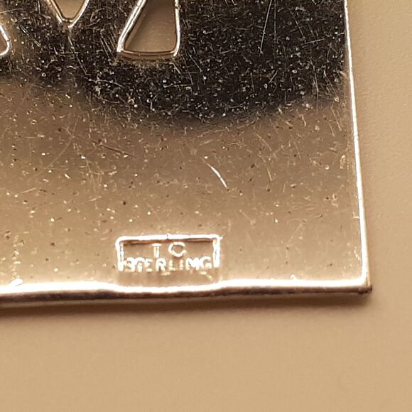 TC Sterling Silver LOVE Charm 1 1/8”x 5/8” Romance Gift - Picture 5 of 8